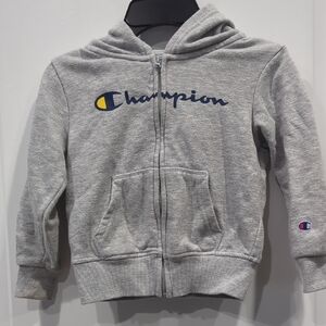 Champion Kids Gray Zip-Up Hoodie